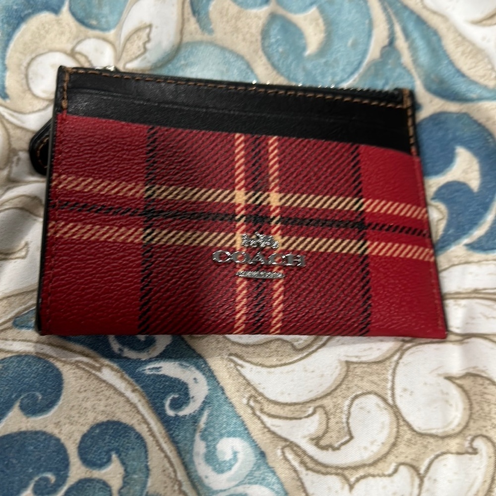 Coach keychain and card holder